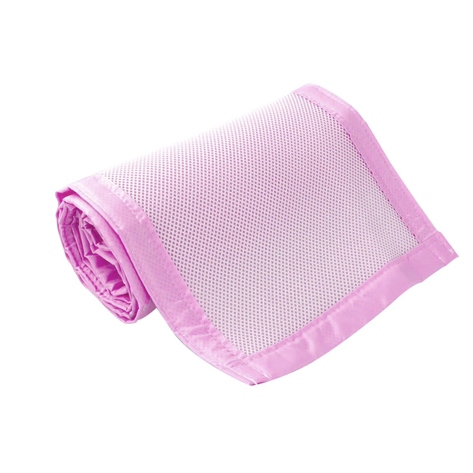 

2Pcs Newborn Convenient Practical Comfortable Multifunctional Breathable Standard Nursery Bed Mesh Crib Bumpers Pads for Home