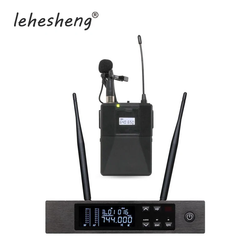 Профессиональный UHF микрофон QLXD24 Цифровая беспроводная система истинное