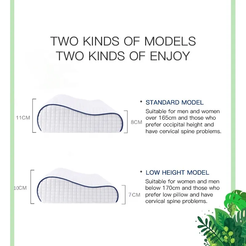 Подушка для постельных принадлежностей из пены с памятью шеи защита от боли в шее
