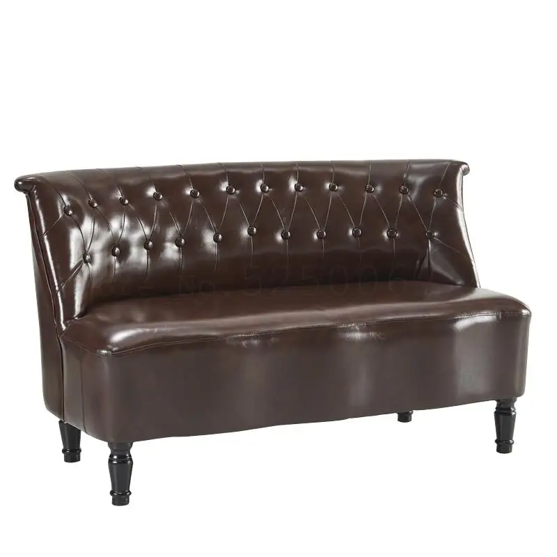 Маленький диван для магазина одежды Европейский ретро одинарный двойной