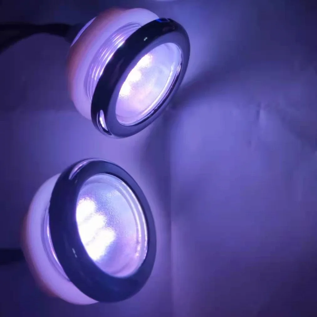2 шт. водонепроницаемый RGB светодиодный светильник с горячей трубкой s SPA