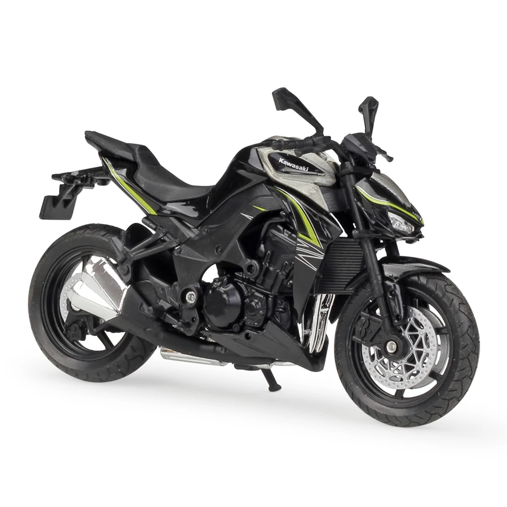 Welly 1:18 Kawwasaki Z1000 Литая модель мотоцикла работоспособная игрушка для детей подарки коллекция игрушек - Color: Z1000