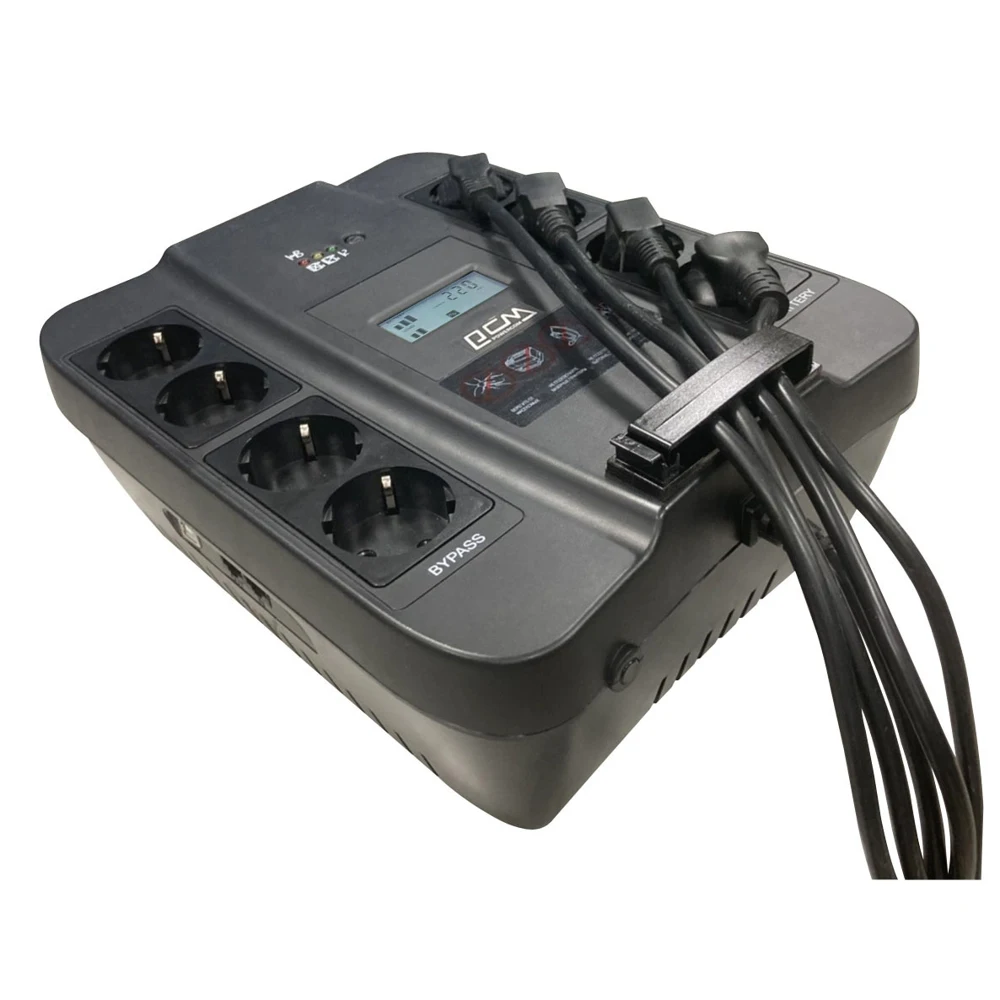 Источник бесперебойного питания Powercom SPIDER SPD-1100U LCD Интерактивная 1100 ВА / 600 Вт Tower