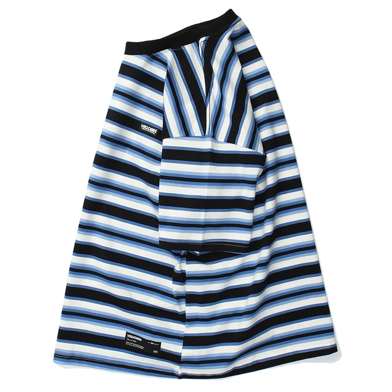 

Mens Stripe Print T Shirt Unisex Short Sleeve t shirts 2021 Summer Oversized T-shirt 100% Cotton Patchwork O-neck Tops Tees