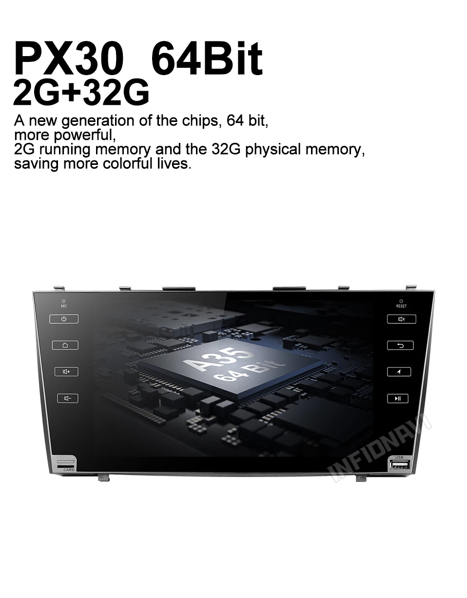 PX30 android 9,0 автомобильный dvd для Toyota camry 2008 2008 2009 2010 2011 радио навигации 2+ 32G автомобильный стерео gps media player
