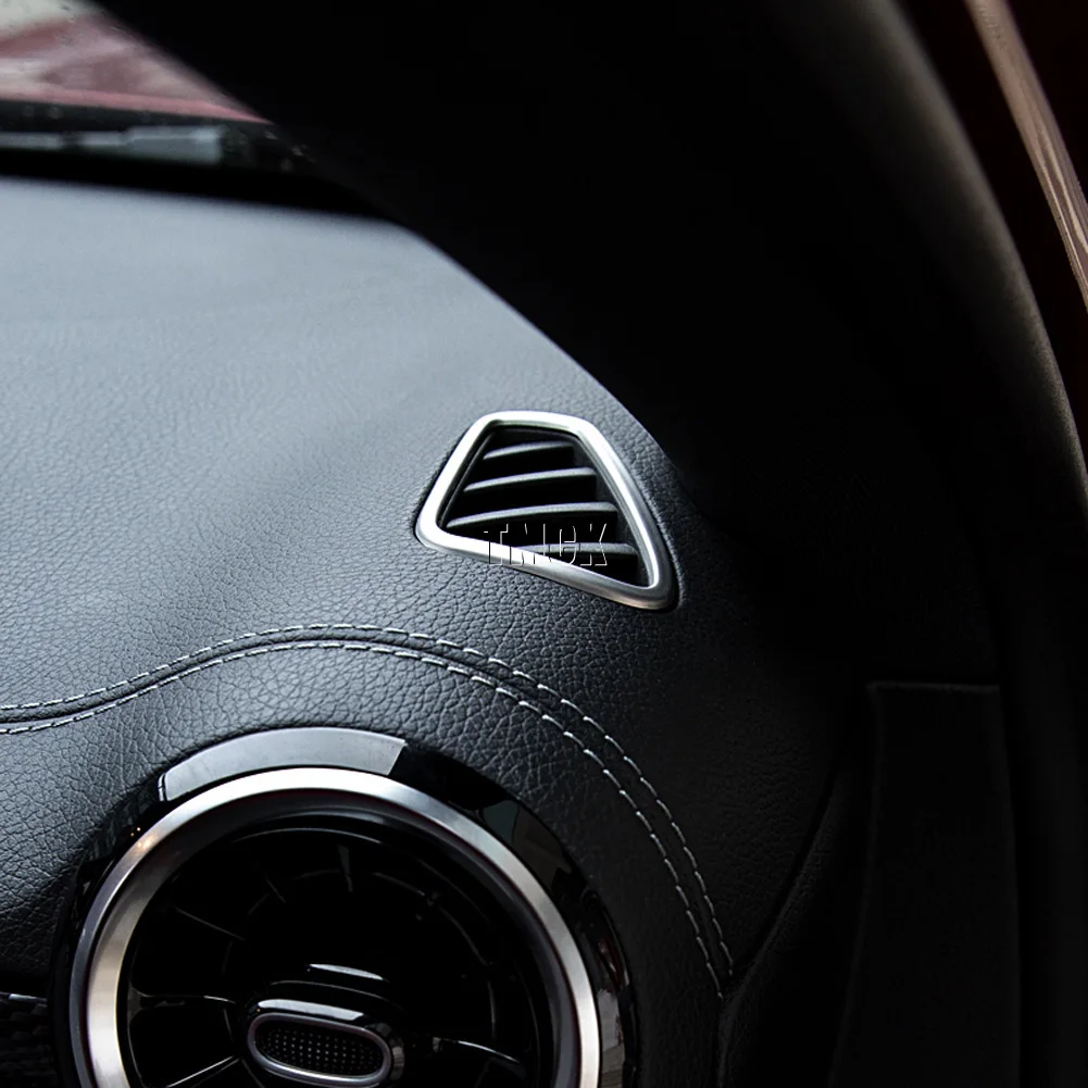 Наклейка на приборную панель автомобиля из нержавеющей стали для Mercedes Benz CLA Class C118