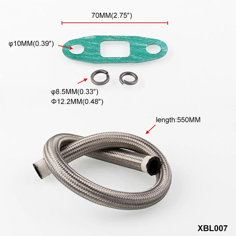 Комбинированный комбинированный турбонагнетатель T3 T4 TO4E V band 0 63 AR обратная