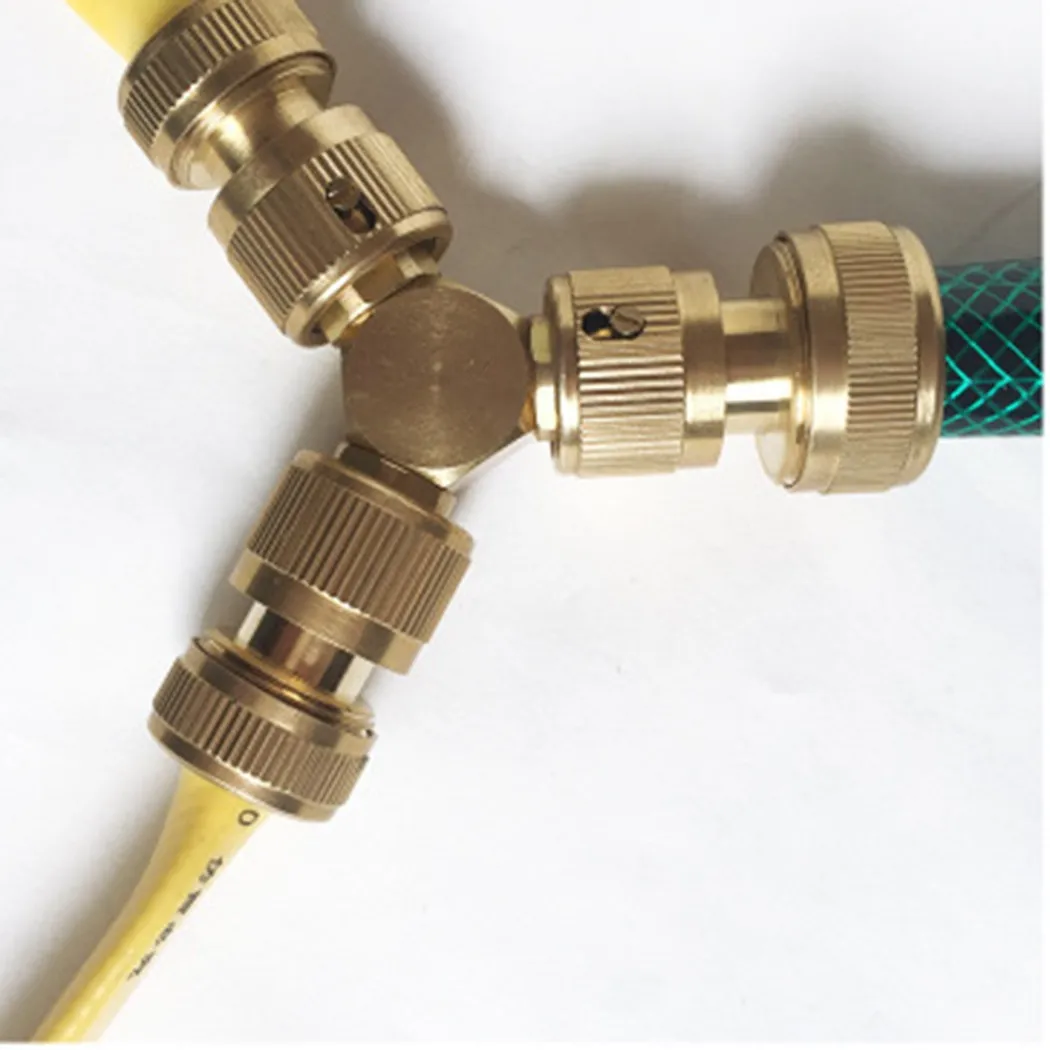 

1/2inch Interface Tee Diverter 3-Way Connector Accessories Fittings Garden