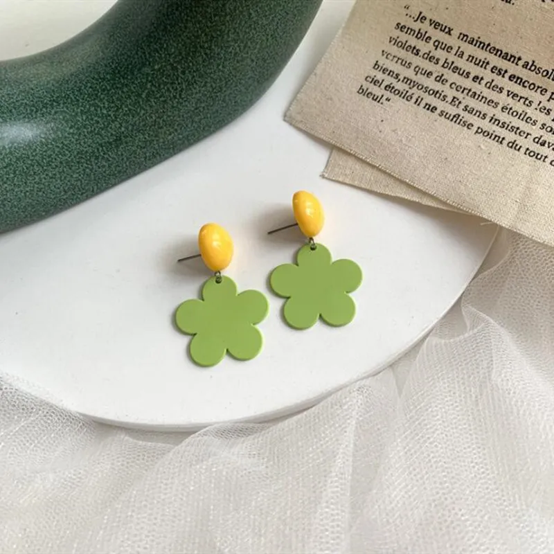 Новинка ретро зеленые серьги Timlee E074 индивидуальные гвоздики из сплава с сердцем