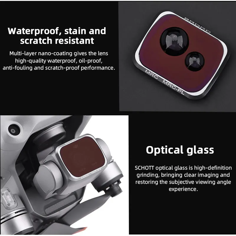 Фильтр объектива для DJI Mavic Air 2S Camera ND Filter UV CPL NDPL 4 8 16 32 64 Sets поляризатор нейтральной