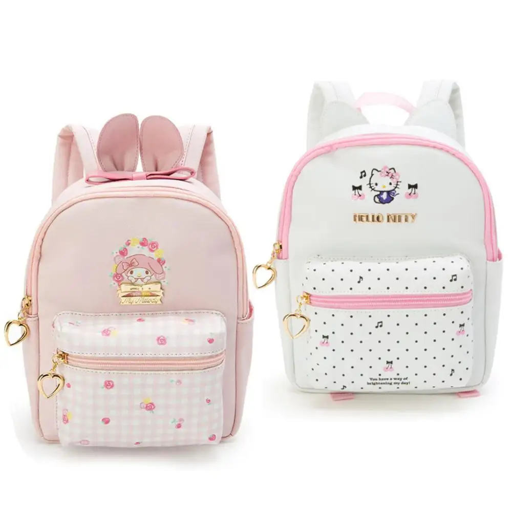 Новые милые детские школьные ранцы из искусственной кожи с милыми аниме-рисунками для девочек, рюкзак для детей