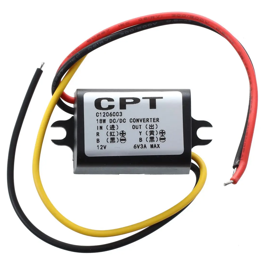 12V постоянного тока до 6В DC понижающий преобразователь модуль Питание Напряжение