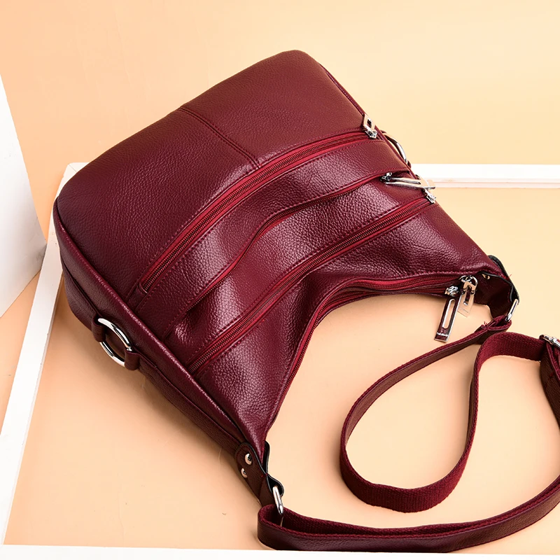 Много карманов большой сумки через плечо для женщин Sac основной Femme кожаные роскошные сумки женские сумки дизайнерские сумки высокого качества