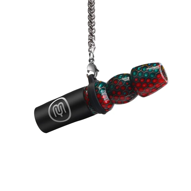 Многоразовый мундштук кальяна с наконечниками из нержавеющей цепочки для