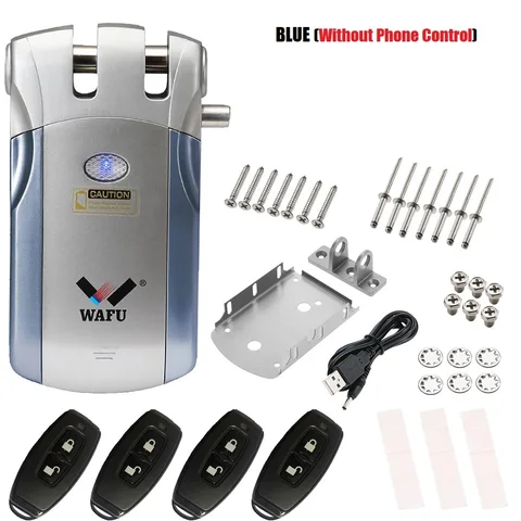 Беспроводной смарт-замок Wafu с поддержкой Wi-Fi и Bluetooth, 433 МГц