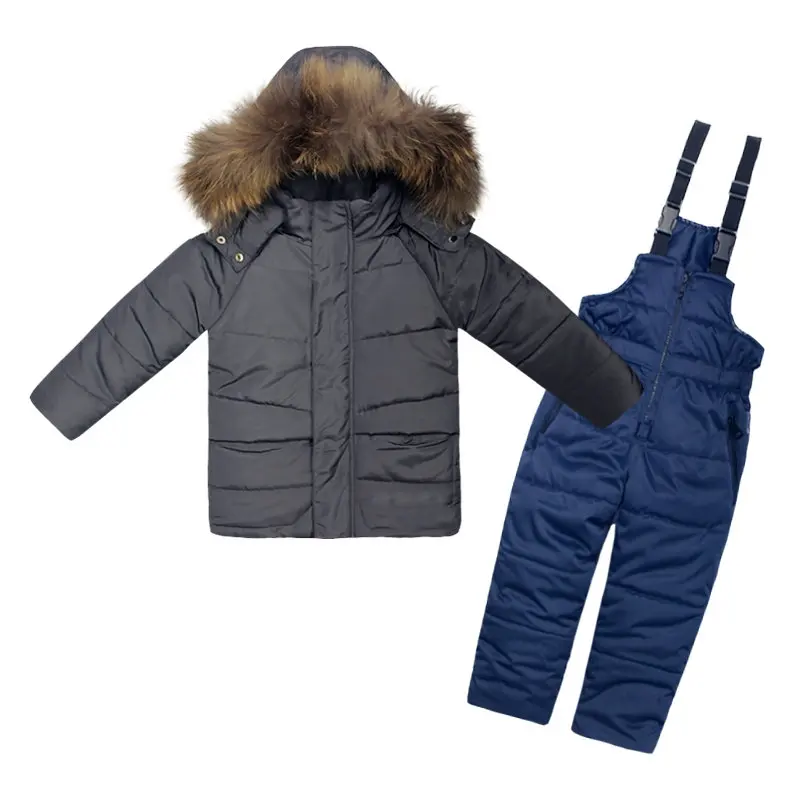 Зимняя одежда для девочек Костюмы комплект детский лыжный костюм комбинезон