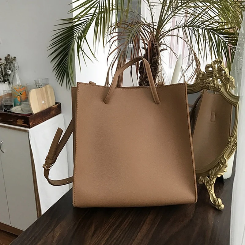 

Women's Shoulder Bag Fashion Square Retro PU Bag Travel Large Capacity