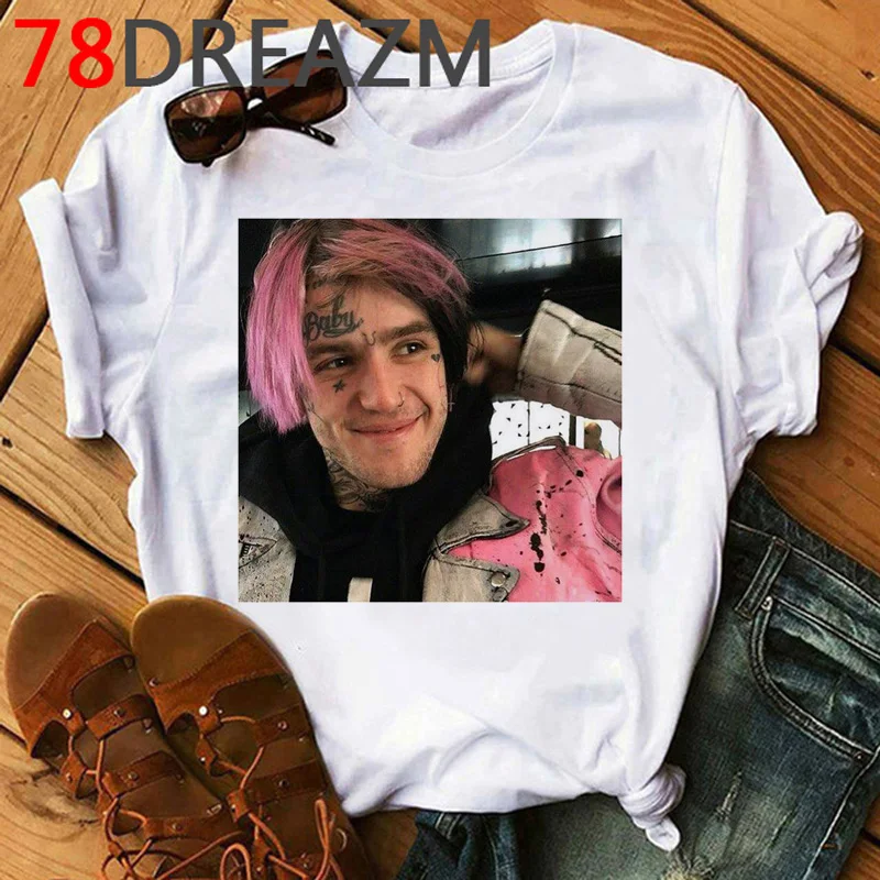 Футболка Lil Peep женская милый топ с рисунком в стиле хип-хоп забавная унисекс стиль