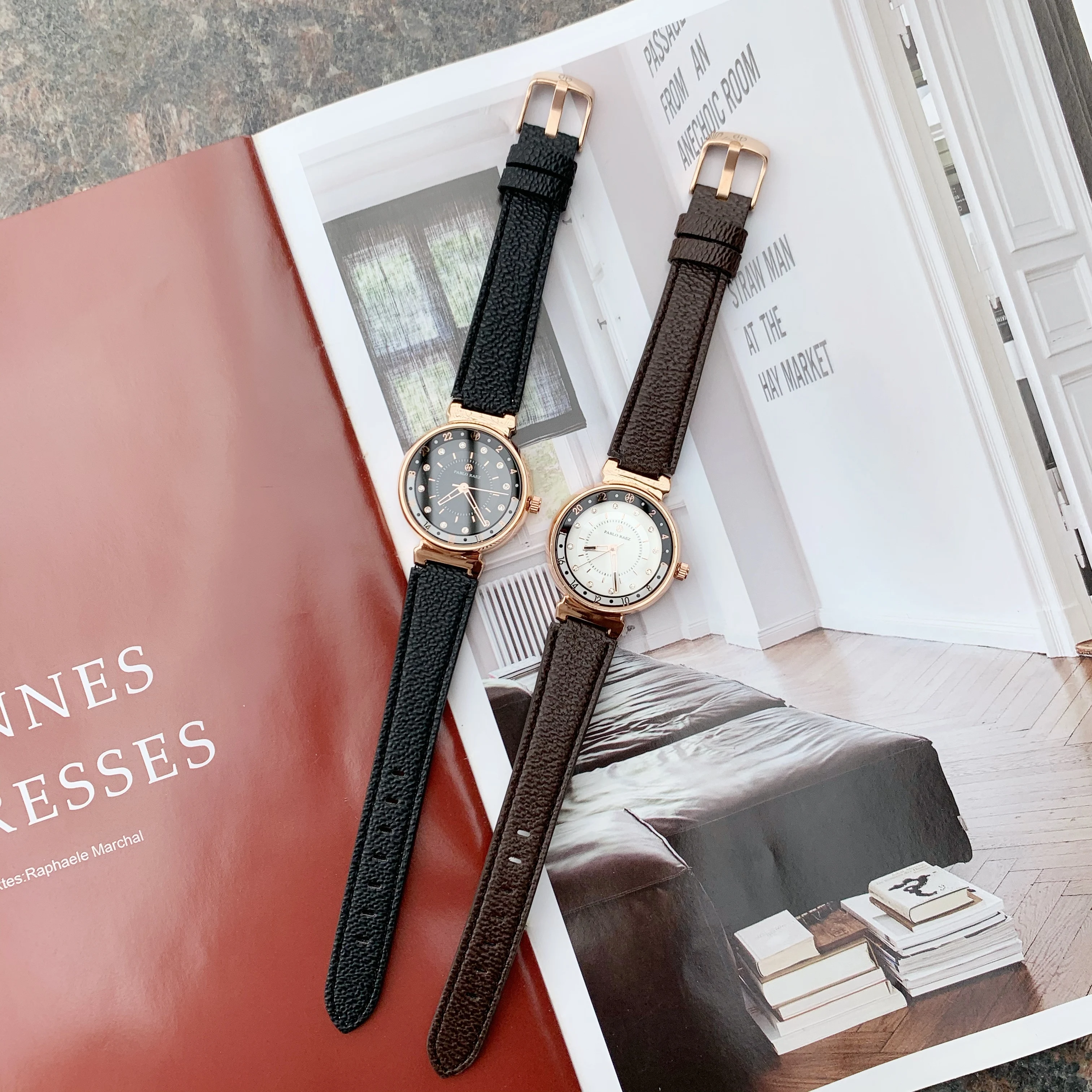 PABLO RAEZ Фирменная Новинка 100% Модные Стиль высокого качества женские часы класса