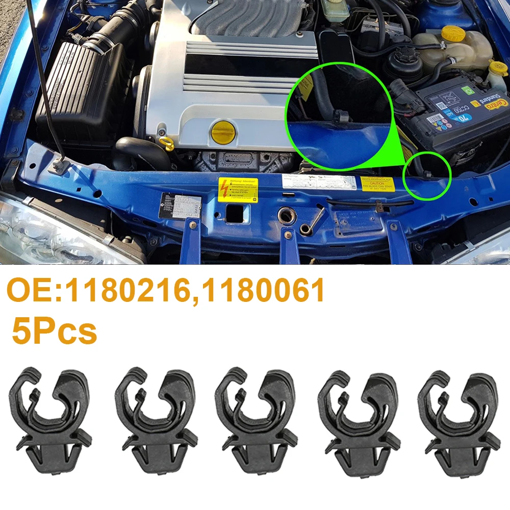5pcs Car Accessories Hood Bonnet Rod Clip Clamp Holder Plastic Black For Vauxhall Astra G Zafira A Ampera High Quality Parts | Автомобили