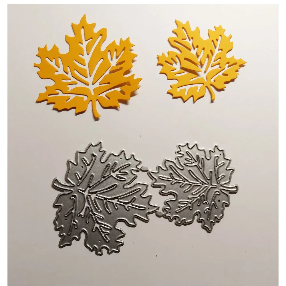 2 шт./лот пресс-форма для резки листьев трафарет скрапбукинга бумаги альбома