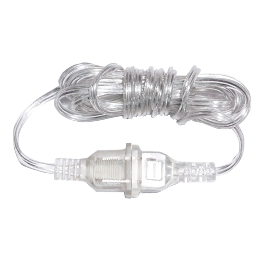 BEIAIDI 3M Extension Cable With Switch EU US Plug Extender Wire For Christmas Holiday LED Fairy String Light Garland | Лампы и