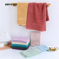 love embroidery 3pcs 3575 cm bath towel for adult new 100 cotton couple gift girl boy shower bathroom accessories terry towel