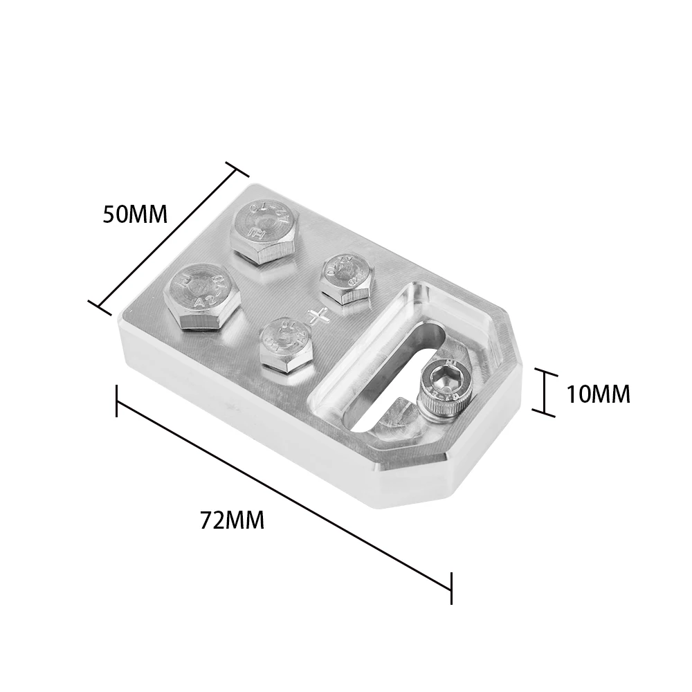 For XS Power Battery Terminals Kit M6 Aluminum Flat BOLT-USE-ONLY Positive Negative |