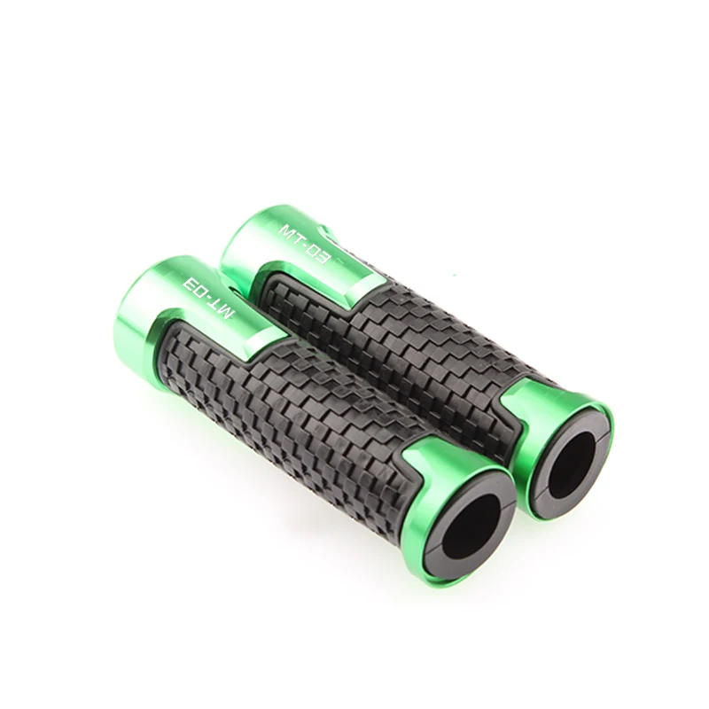 

7/8" 22mm Universal Motorcycle Handle Handlebar Hand Bar Grip For Yamaha MT03 MT-03 MT 03 Accessories With Logo MT03 7/8" 22mm