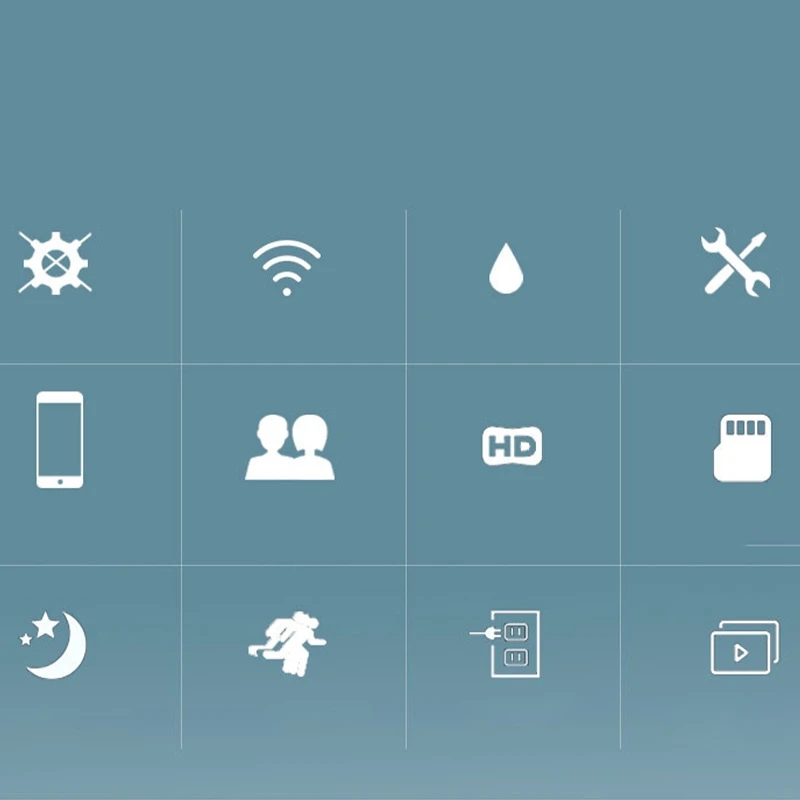 

1080P Mobile Phone WIFI Wireless Monitor Indoor Low Power Smart Camera Waterproof Card Night Vision