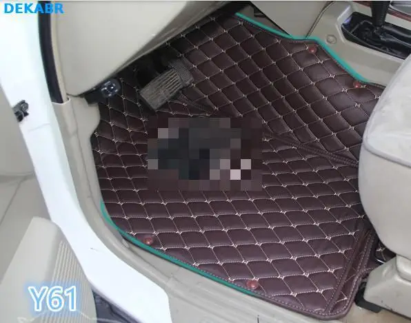 Высокое качество! Специальные автомобильные коврики для Patrol Y61 5 мест 2010-1997 водонепроницаемые ковры для Patrol 2007