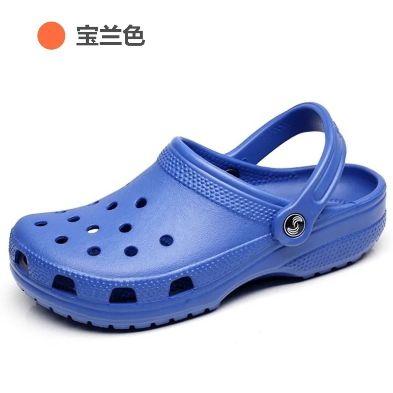 

2020 Summer New Clogs Sandals Men's Beach Sandals Women's Flat Bottomed Garden Jelly Cool Shoes