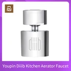 Аэратор для кухонного смесителя Youpin Diiib, насадка для крана, барботер, водосберегающий фильтр, 360 градусов, двойная функция, 2 потока, защита от брызг