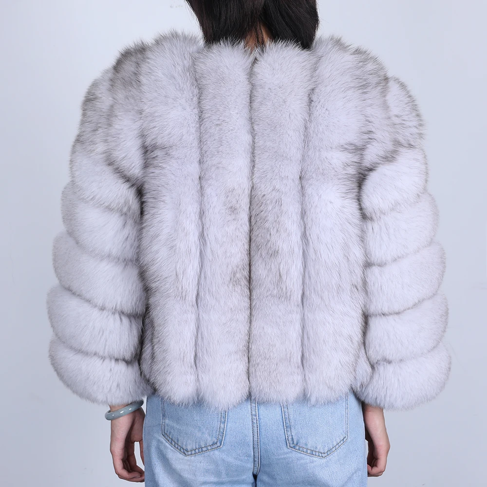 OFTBUY 2021 роскошное пальто с натуральным мехом зимняя куртка для женщин верхняя