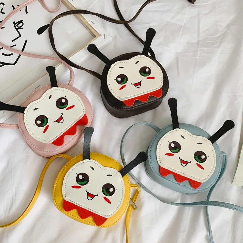 

Lovely Children's Mini Coin Purse Messenger Bag Fashion PU Leather Baby Girls Small Handbags Boy Kids Shoulder Crossbody Bag