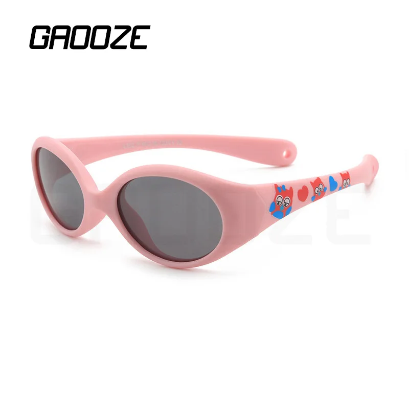 Солнцезащитные очки GAOOZE поляризационные овальные круглые детские