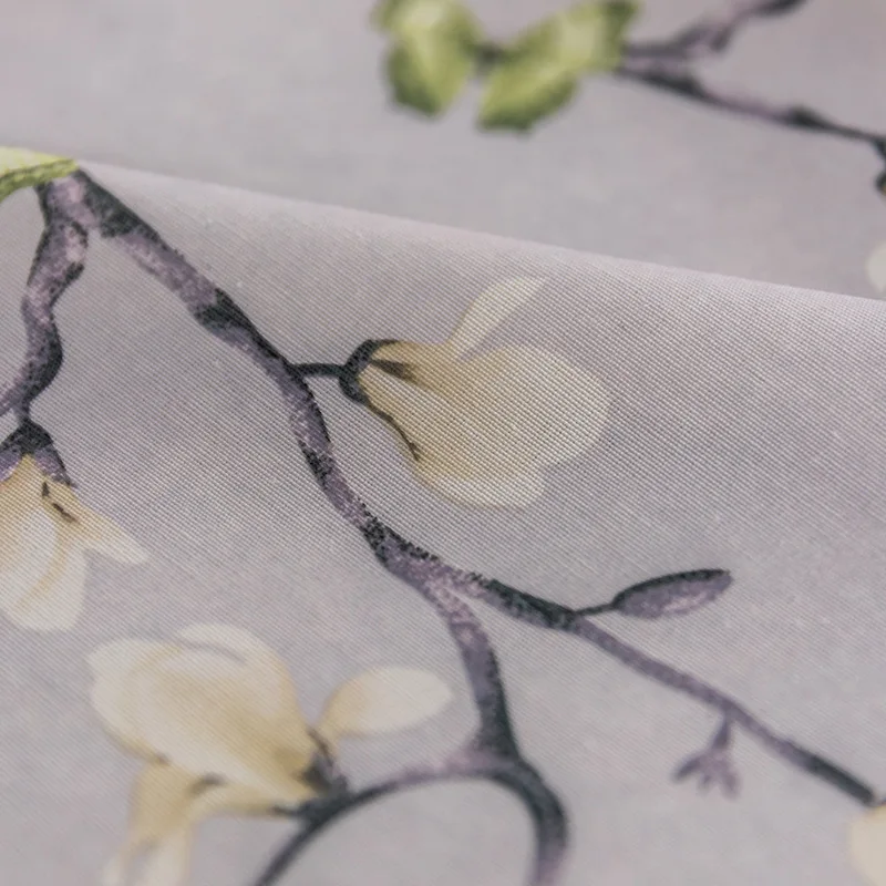 Шторы для гостиной столовой спальни с цветочным принтом | Дом и сад