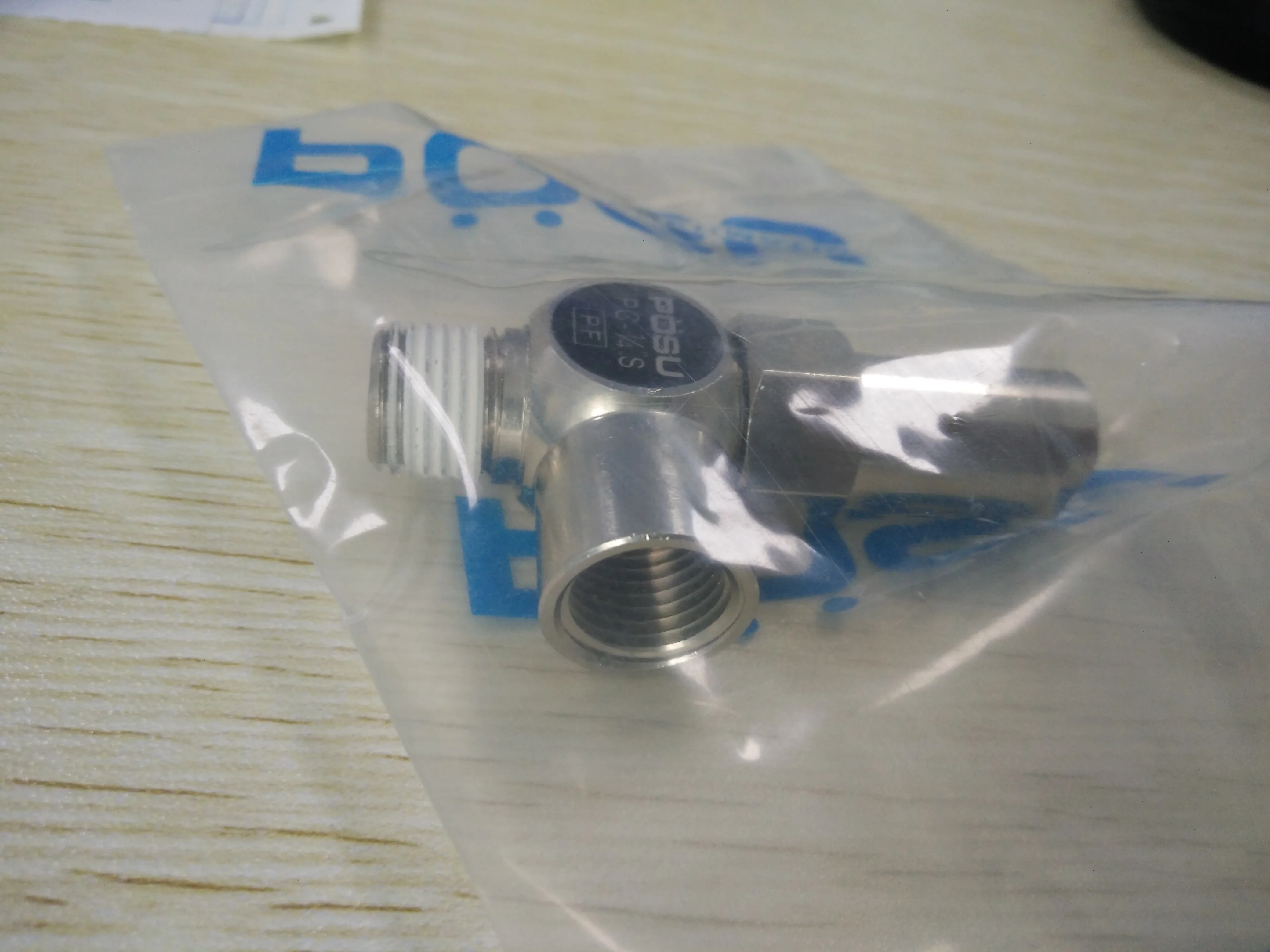 

POSU PC1/4S Check valve PC-1/4S" Pneumatic fittings NEW Made in TAIWAN