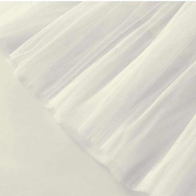 

2020 New Summer Ball Gown Women Skirts Multi Layer Tulle Pleated Retro Long Maxi Tutu Skirts High Waist Skirt 4 Colors