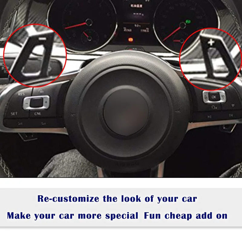 Paddle Shifter Extensions CNC Заготовка алюминиевые рулевые колеса сдвиг весло подходит для