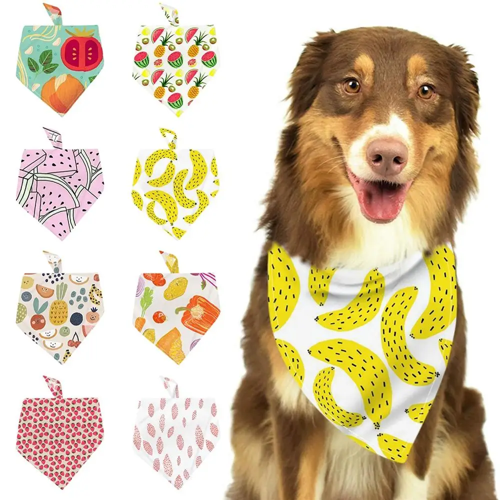 

New Summer Pet Dog Cat Bandana For Small Medium Large Dog Adjustable Scarves Dog Bibs Accessories Pet Supplies