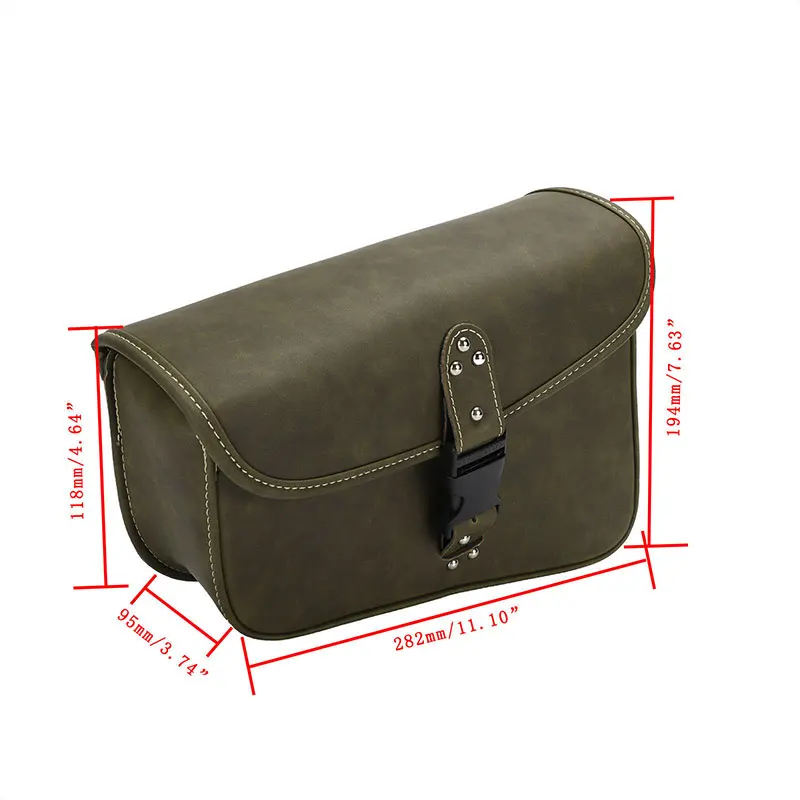 Сумка седло DERI для мотоцикла 1 шт. универсальная сумка инструментов с левой