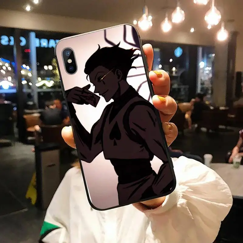 

Hisoka japanese Anime Hunter X hunter design shell funda Phone Case for iPhone 11 12 pro XS MAX 8 7 6 6S Plus X 5S SE 2020 XR