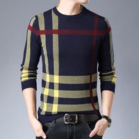 o neck 2021 men brand sweater sweaters business leisure sweater pullover mens fit slim sweaters knitted for man casual clothes