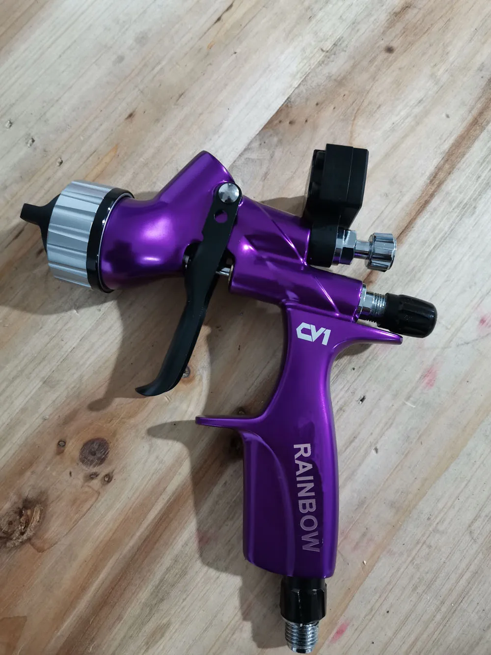 Пневматический пистолет распылитель с цифровым мини регулятором воздуха