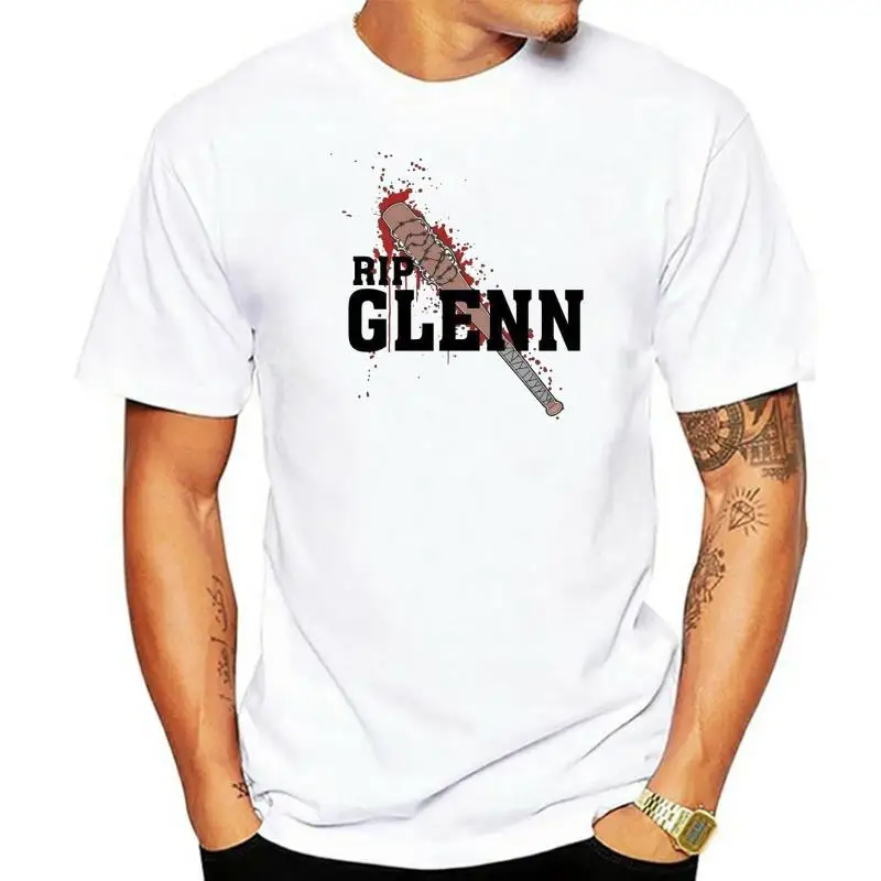 

R I P Glenn T-Shirt - Inspired By Walking Dead Zombies Walkers Grimes Negan Tv Plus Size Tee Shirt