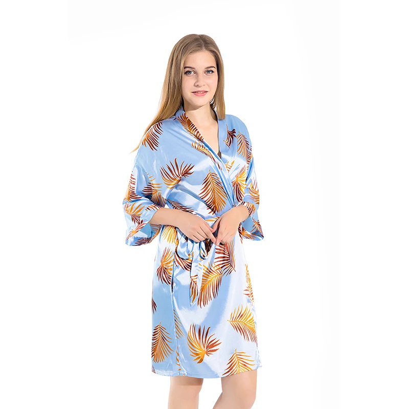 

Хит лета, Стиль кардиган домашняя ночная рубашка, обувь для невесты, подружки невесты халат женский халаты пижамы сексуальные женские домаш...