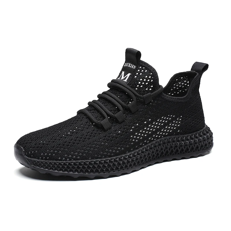 Bomlight New Fashion Breathable Sneakers Men Casual Shoes Trainers Light Weight Black White Tenis Masculino Adulto |
