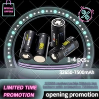 1 4pcs soshine 32650 lithium lon battery 3 7v rechargeable battery 7500mah fishing rod electric vehicle tool flashlight battery