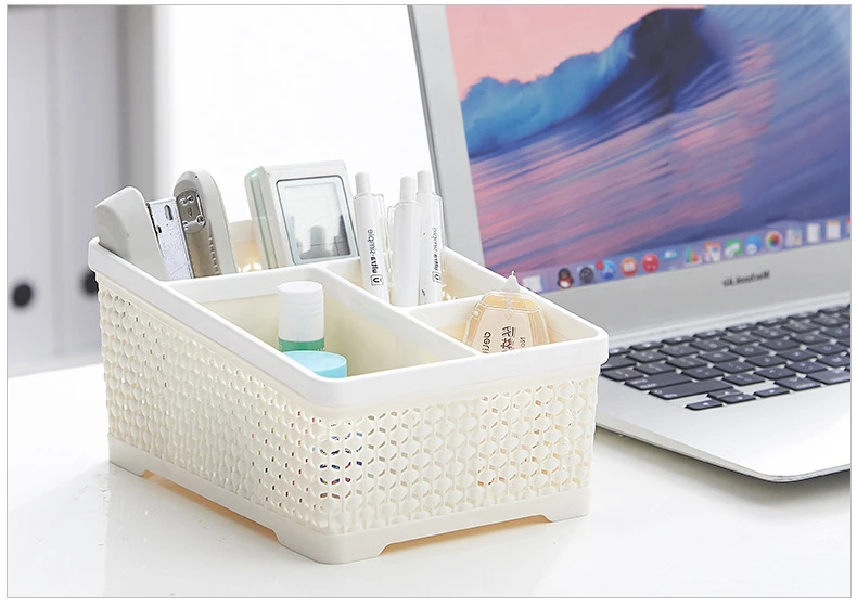 

Tidy Desk Makeup Organizer Box Cosmetics Clear Bathroom Storage Box Convenient Jewelry Container Sundries Skincare Lipstick Rack